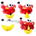 [READY STOCK] Frog Crab Bubble Maker Bath Toy for Kid Automatic [Crab] [Frog]